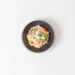 Tagliatelle z krewetkami