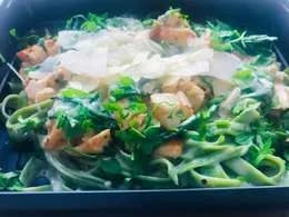 Tagliatelle verdi al gorgoznola