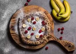 Pizza z Nutellą i bananem