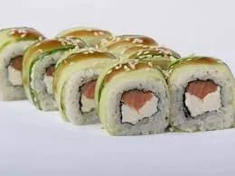 Philadelphia green z łososiem