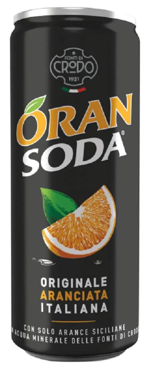 Włoska lemoniada smaki: ORAN SODA , LEMON SODA, MOJITO SODA 330ml