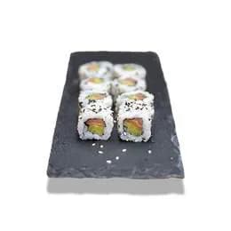 Mini Sake Roll z łososiem surowym z ogórkiem i oshinko