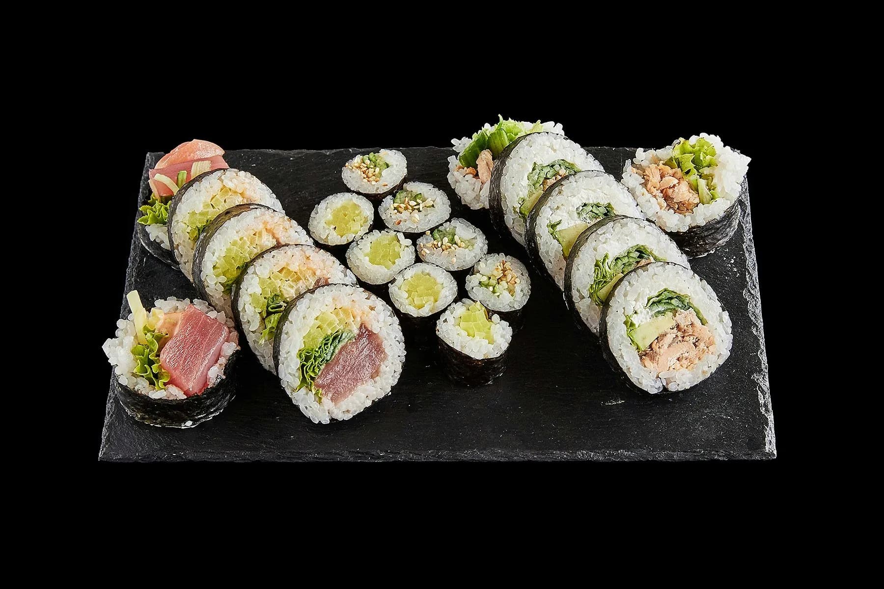 DUŻY LUNCH (20 szt.), ZUPA I SAŁATKA