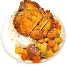 Kotlet wieprzowy w curry z ryżem