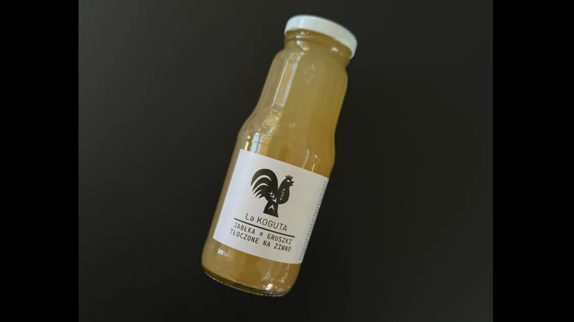 Sok tłoczony La Koguta (jabłko-gruszka)