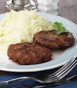 Kotlety mielone z puree ziemniaczanym