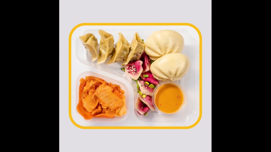 Vegański mix orientalnych pierogów