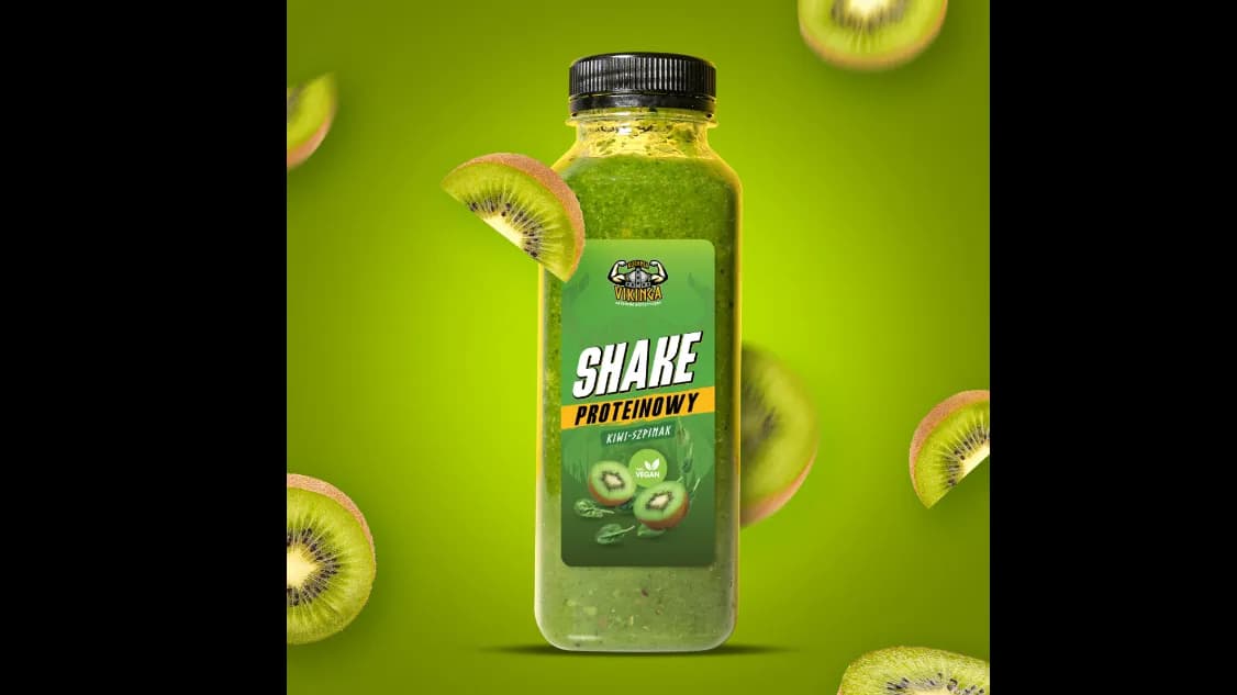 Vegan smoothie kiwi-szpinak 0,33l