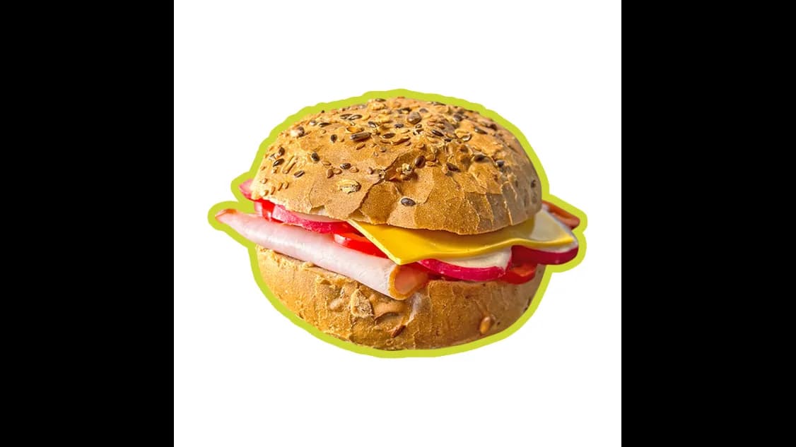 Kanapka z szynką i cheddarem