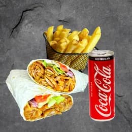zestaw pojedyńczy! Midas-ostry + frytki + coca cola 200ml