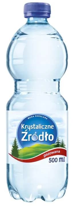 Woda Krystaliczne Żródło gazowana 0.5L