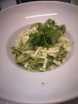 Spaghetti Genovese veg