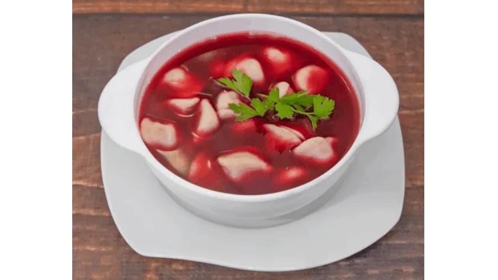 Barszcz Czerwony z Kołdunami