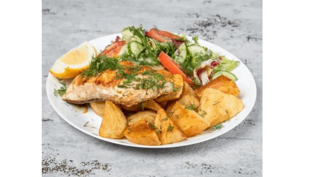 Grillowany Filet z Łososia