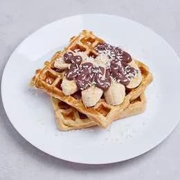 Gofry z Nutellą i Bananami