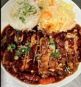 Kaczka w sosie teriyaki