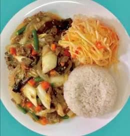 Wołowina z bazylią na ostro