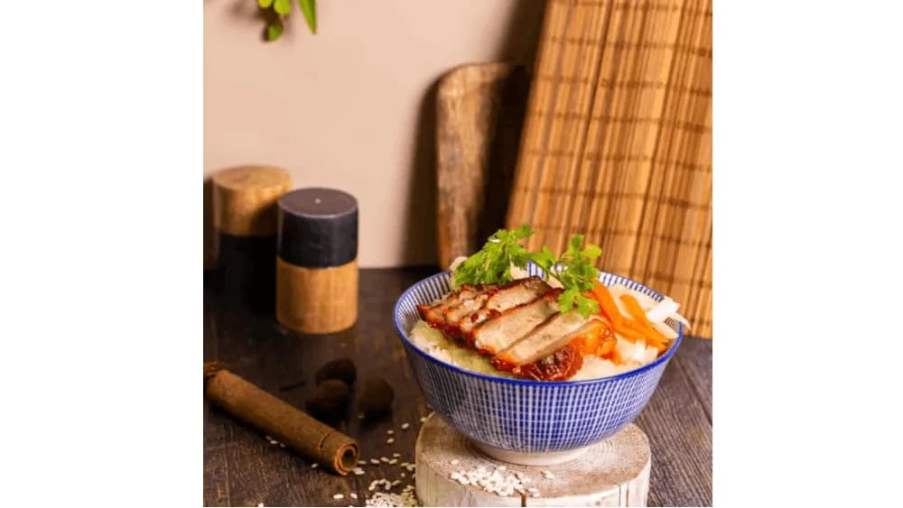 Ryż Kleisty z Char Siu