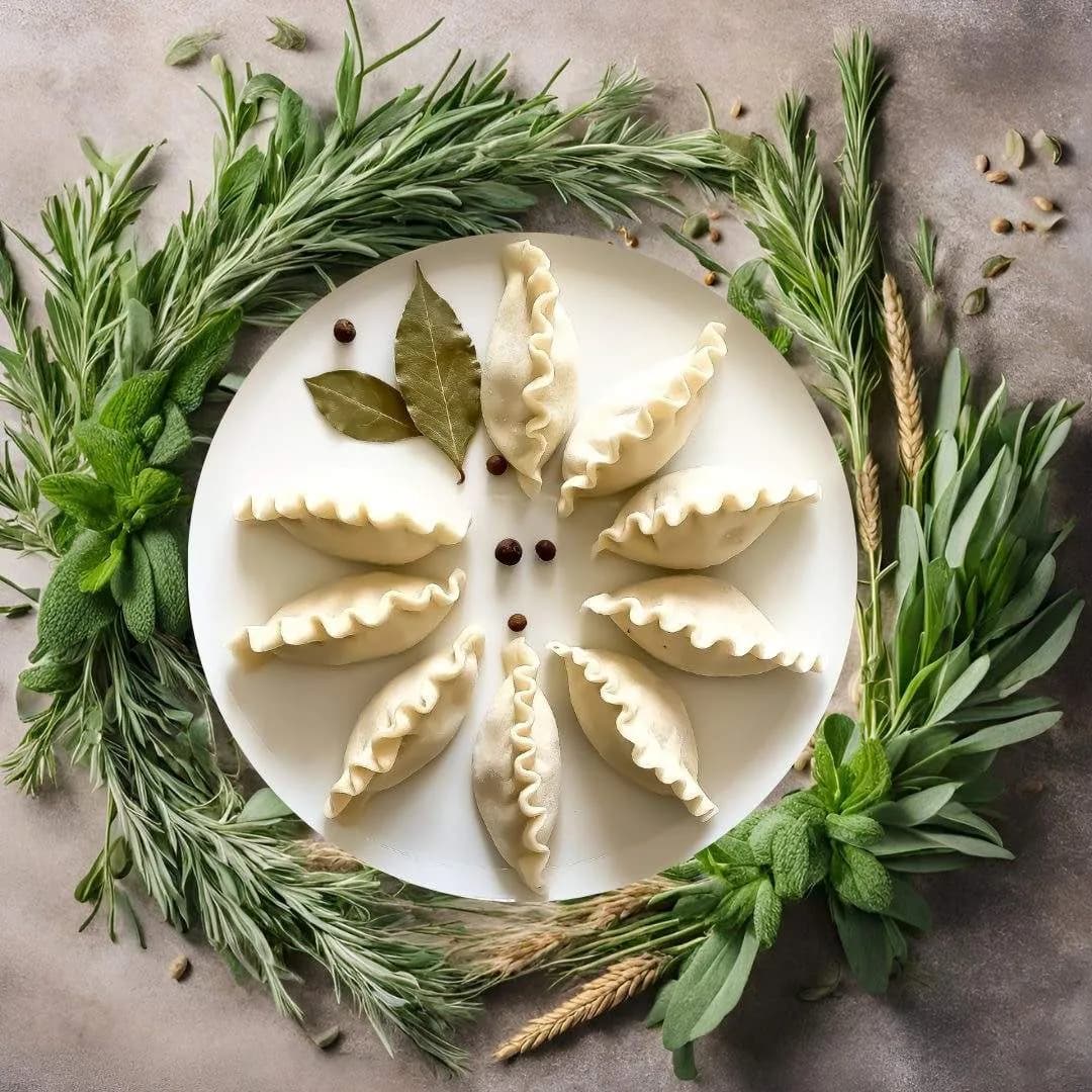 Dim sum z grzybami mun i shitake - 9 szt. (gotowane)