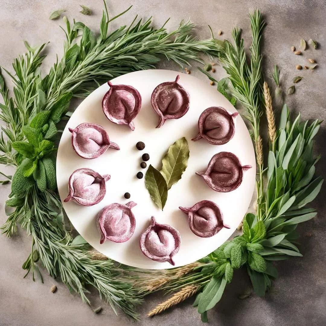 Pierożki z fasolą i kolendrą - 9 szt. (gotowane)