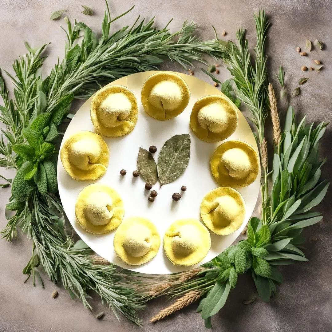 Pierożki z soczewicą i pomidorami - 9 szt. (gotowane)