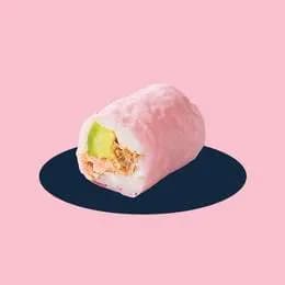 Soya łosoś grill awokado