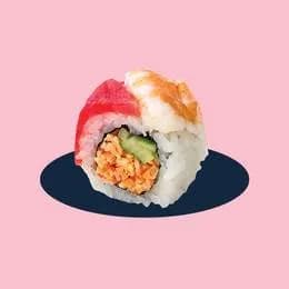 Maki rainbow roll 8 pc.