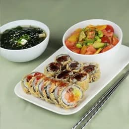 Lunch Tempura Poke 12 szt. + Zupa Miso Gratis