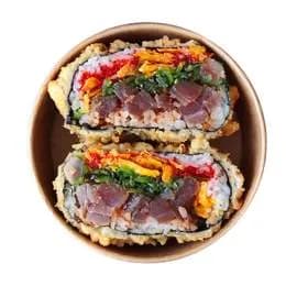 Sushi burger tuna