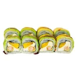 Philadelphia z awokado, krewetkami, mango 8 szt