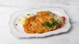 Kotlet schabowy smażony na smalcu