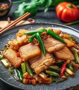 Wieprzowina podwójnie smażona 回锅肉