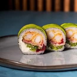 7.Futomaki krewetki w tempurze