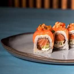 1.California łosoś marynowany w tataki