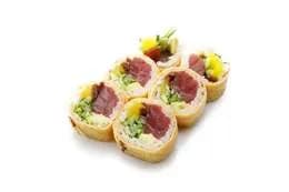 Futomaki z tuńczykiem w omlecie