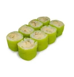 Kolorowe maki z bananem i czekoladą