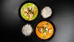 2 x Curry & 2 x ryż