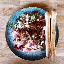 Wątróbki drobiowe w sosie figowym