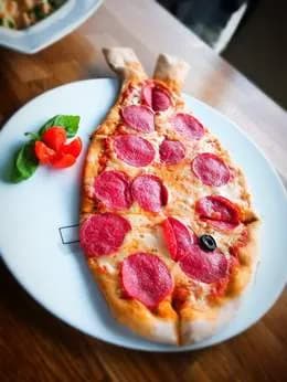 Pizza dziecięca rybka