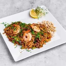 Pad thai z krewetkami