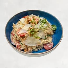 Risotto z kurkami w sosie śmietanowym Wege