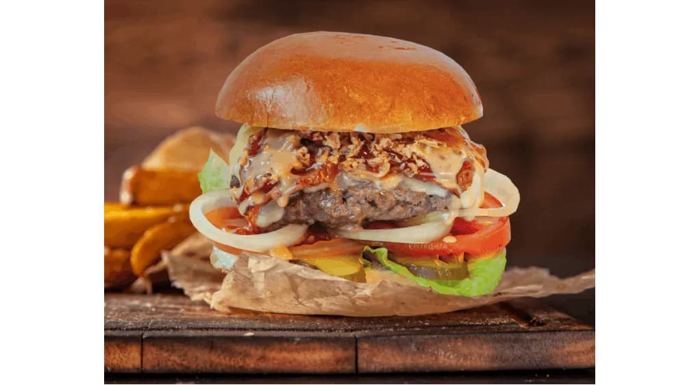 Peanut & Bacon Burger