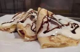 Naleśniki z serem i wiśniami 2 szt