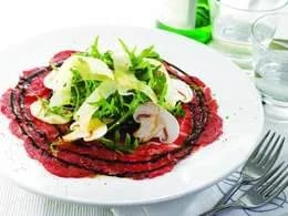 Carpaccio di filetto di manzo