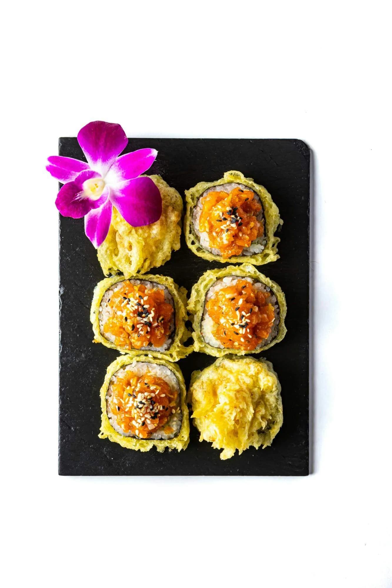 Sake tatar tenpura futo