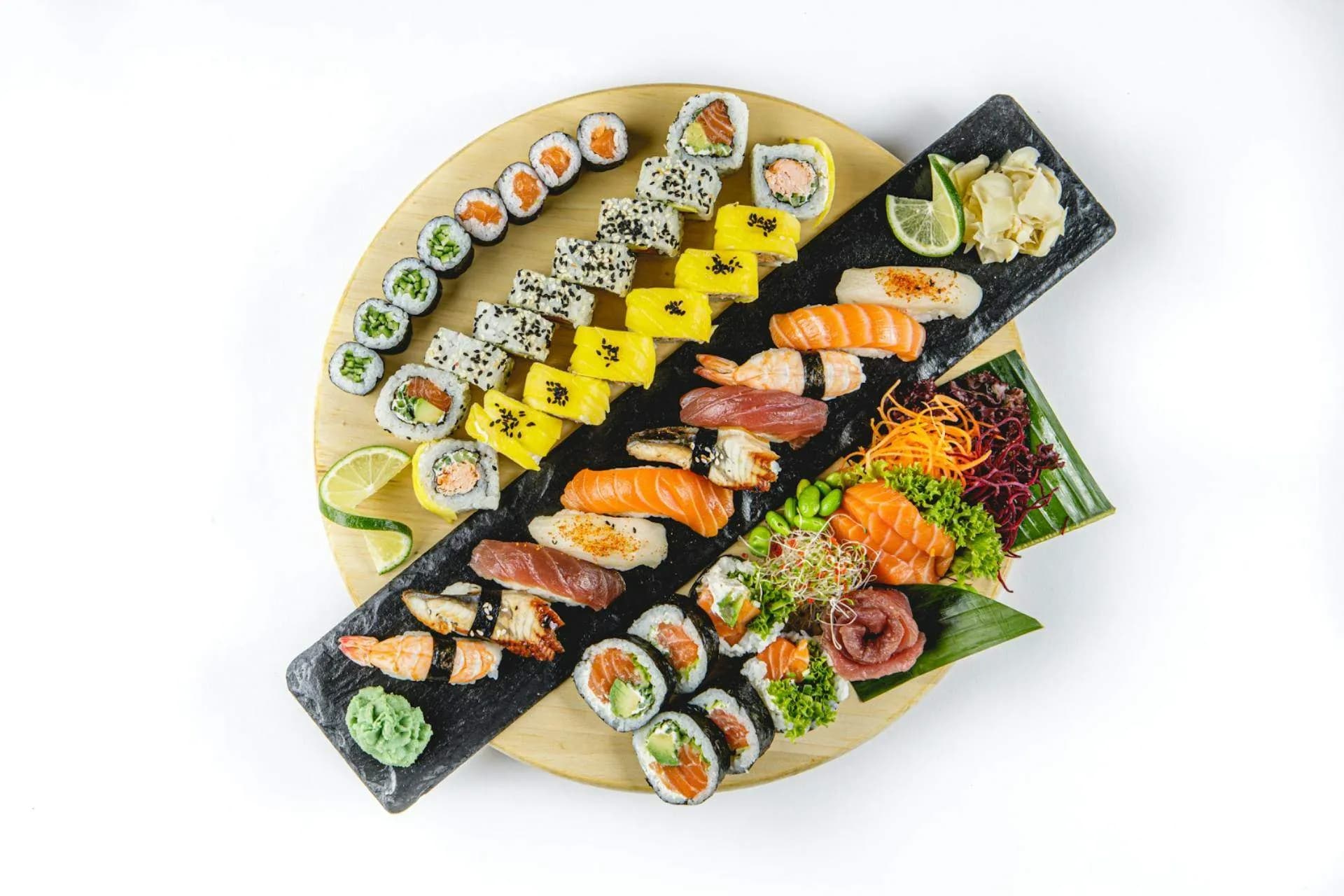 Party sashimi & maki rolls (40 szt.)
