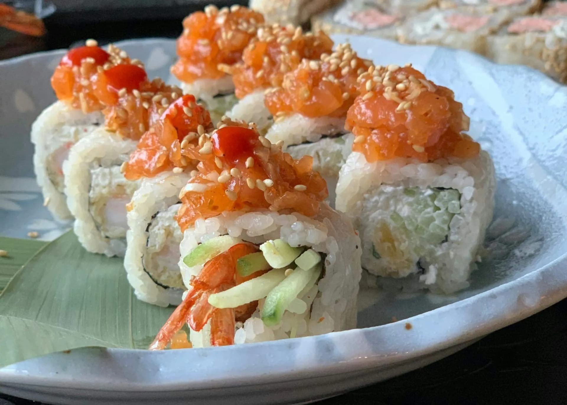 Dragon sake tatar california