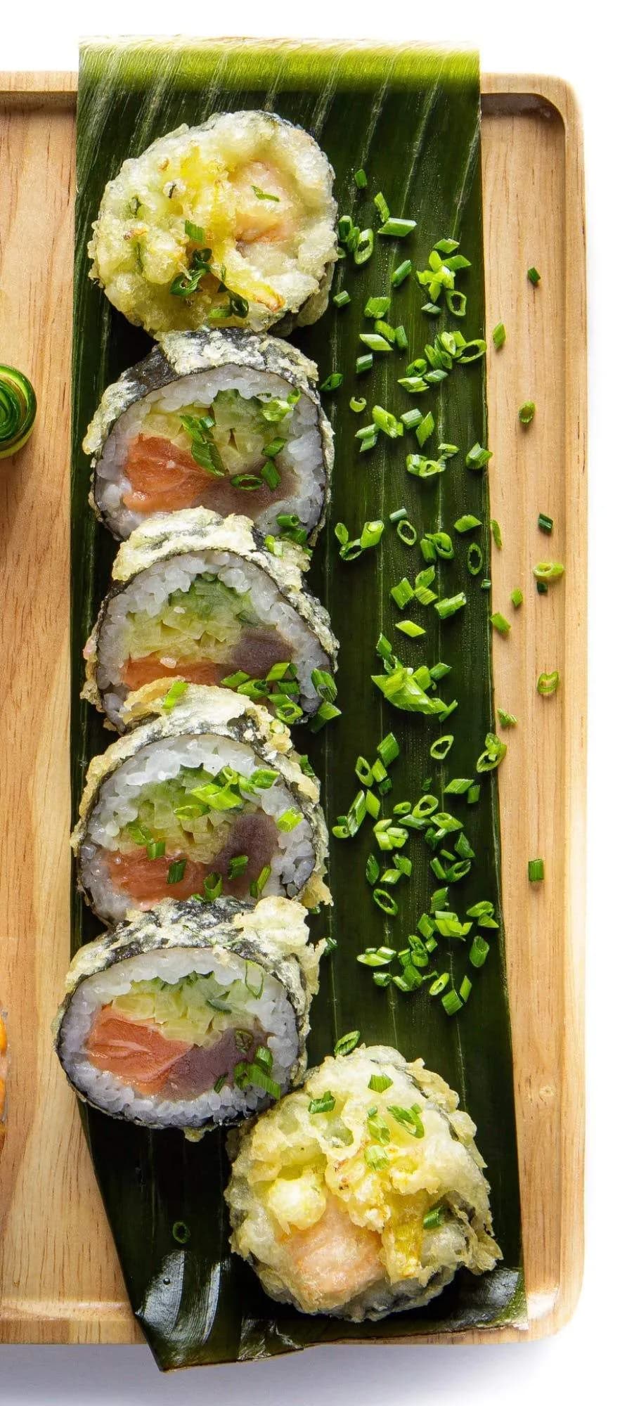 Sake & maguro ten futo