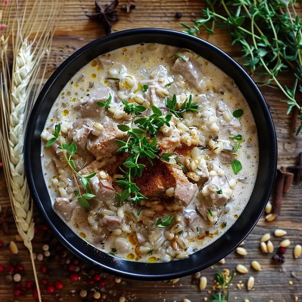 Wieprzowina w sosie chrzanowym