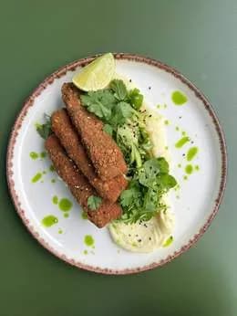 Stripsy z tofu V, BG